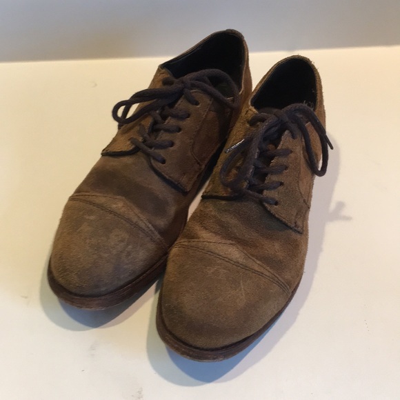 Frye Other - Frye Loafers Leather Suede Lace up size 9 D